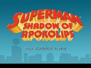 Superman - Shadow of Apokolips screen shot title